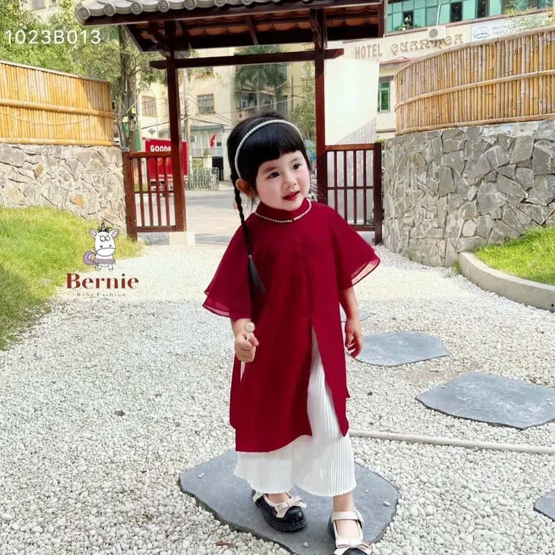BERNIE - Áo dài tết cho bé gái Em bé 5