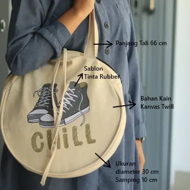 SPNB Tote Bag Kanvas Cirbag Chill 5