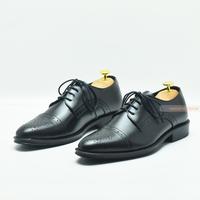 Gambar Sepatu Pantofel Kerja Pria WETAN Swetadwipa 2 Model Derby Shoes Brogue Style - Hitam dari Wetan Store Kab. Bandung 1 Tokopedia