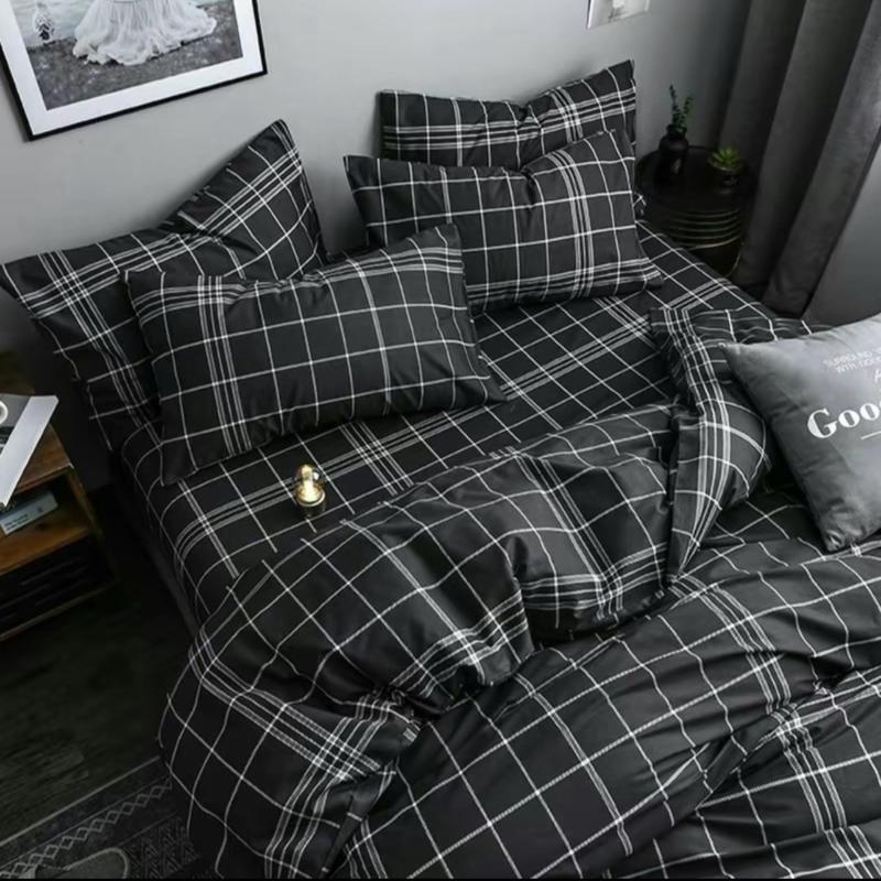 Bộ ga giường cotton poly (1 ga+2 vỏ gối) đủ kích thước, bộ 3 món ga bọc chun được chọn mẫu