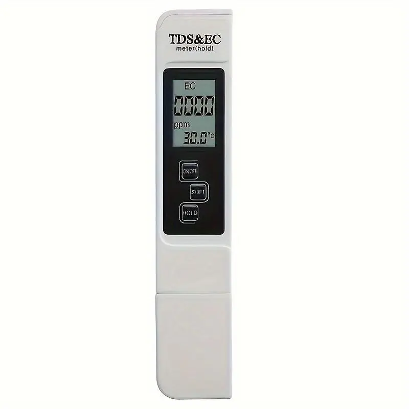 Digital TDS Indicator Water Tester, LCD Screen Water Quality Purity Test Tool, Battery-Powered Water Quality Tester for Aquarium, Swimming Pool and Spa
