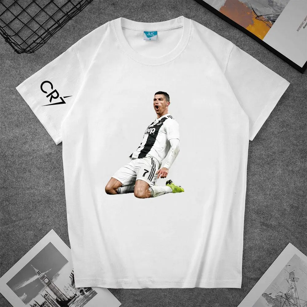 T-shirt Cristiano summer Ronaldo for kids boys girls Anime Sleeve Top