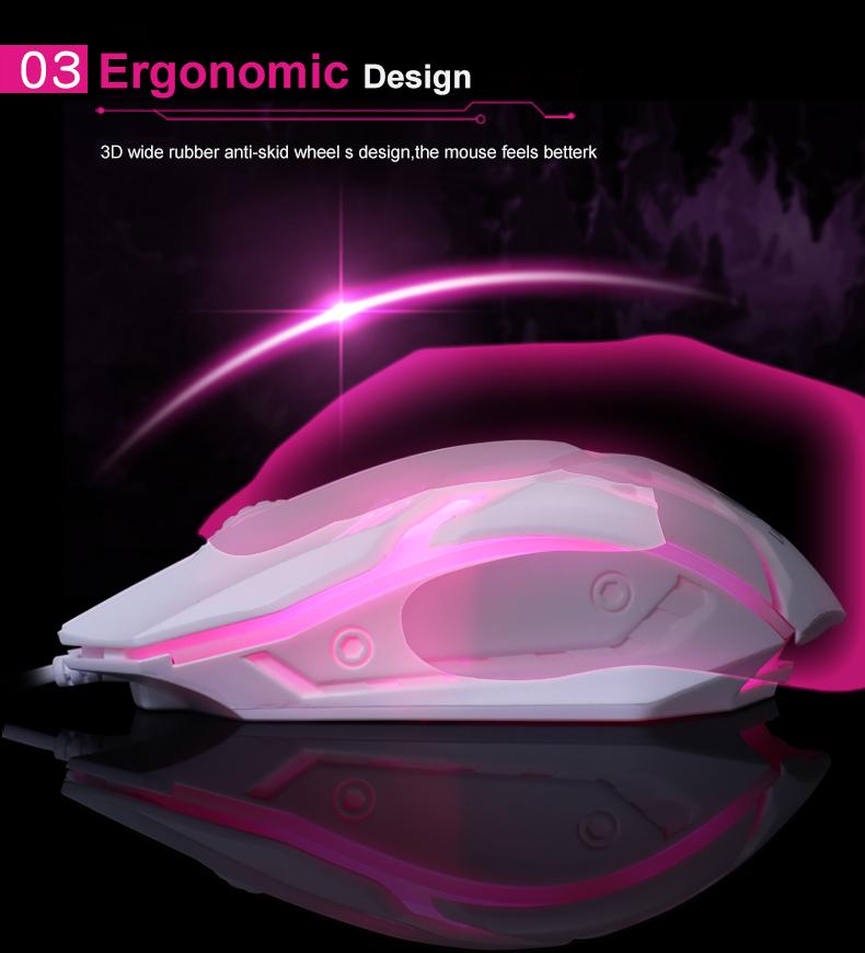 Product Introduction of Gaming S1 Sports LED Luminous Backlit Wired Mouse USB Wired For Desktop Laptop Mute Office Computer Gaming Mouse 24