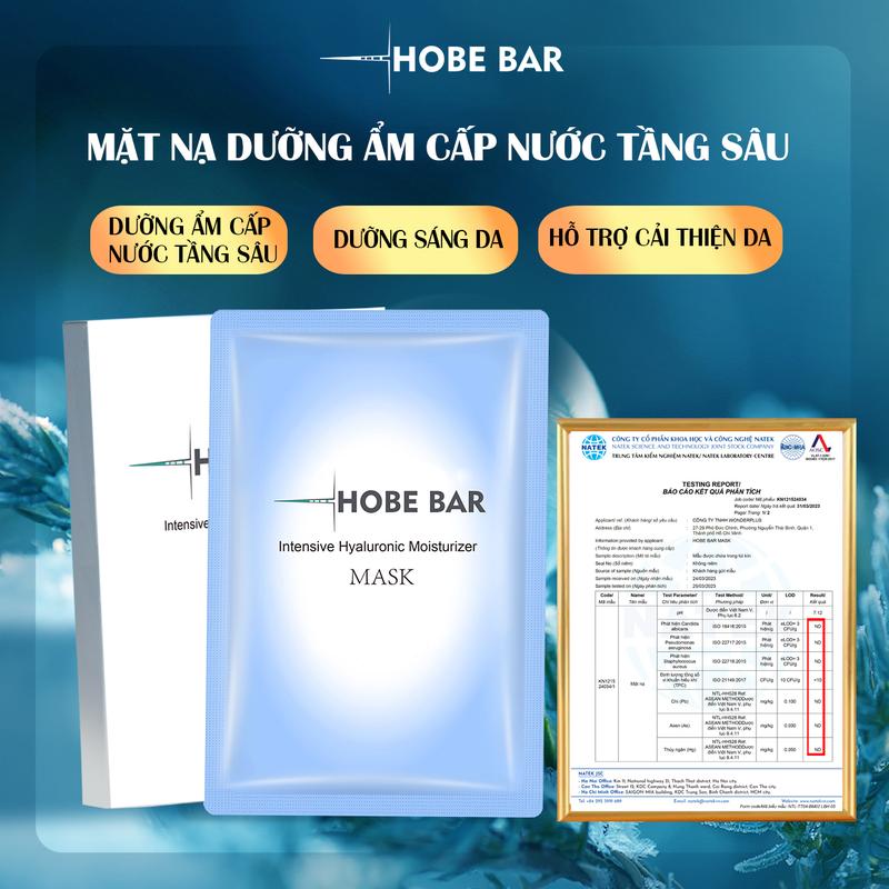 [SKINCARE] Mặt Nạ Hyaluronic Acid HOBE BAR Hỗ Trợ Cấp Nước Và Dưỡng Ẩm Da Mask Làm Đẹp Da