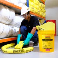 Gambar Chemical Spill Kit 20 Liter ONEBIZ Heavy Duty Spill Kit - Solusi Penanganan Tumpahan Cairan Kimia dari ONEBIZ.id Kab. Bogor 5 Tokopedia