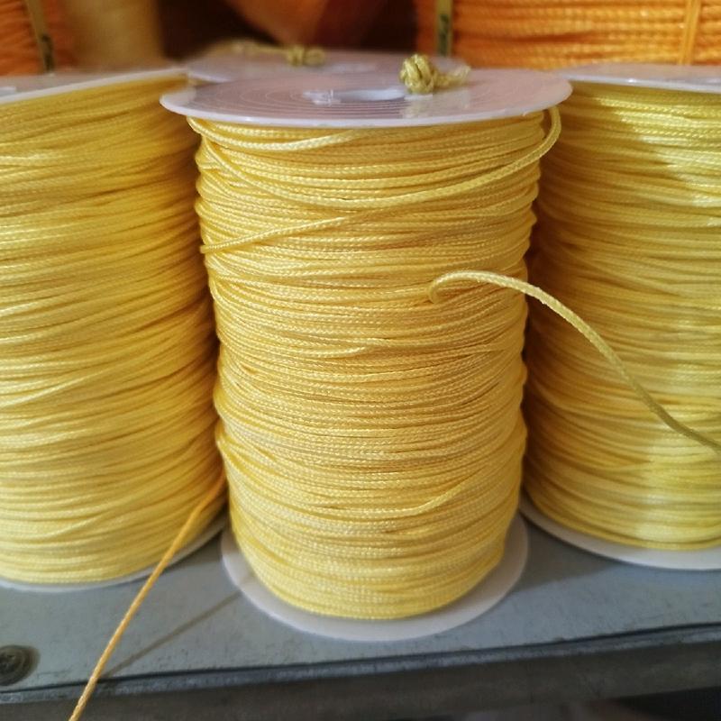 dây 1li2 thả diều sáo 2m-2m4, dây dù vàng vuông 8 sợi bện.