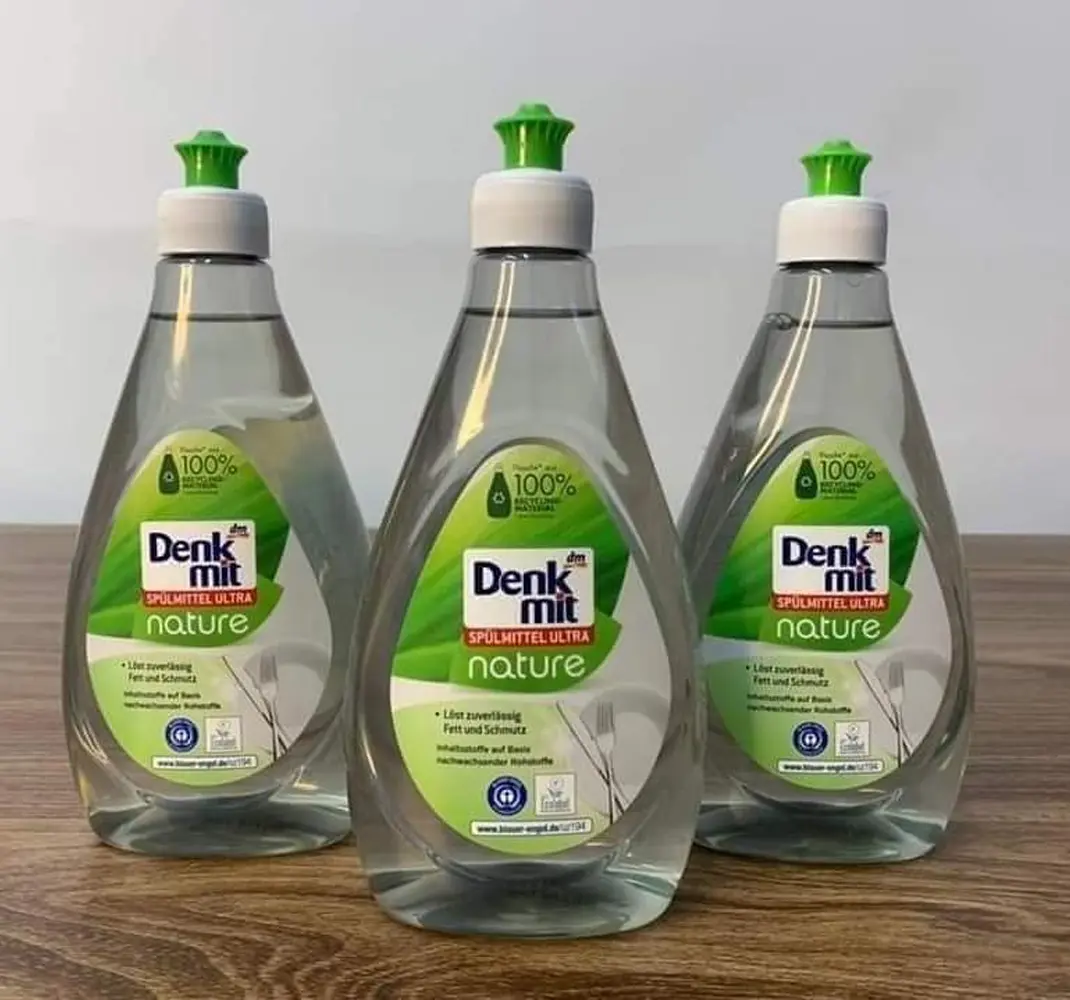 Nước rửa bát Denkmit -  Loại bỏ dầu mỡ và ngay cả các vết bẩn cứng đầu