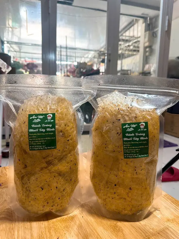 Combo J(500GR-1KG): Bánh Tráng Rong Biển - Bánh Tráng Dầu Tỏi ( Có Dầu) (Ăn Chay Được) Snack Food 3