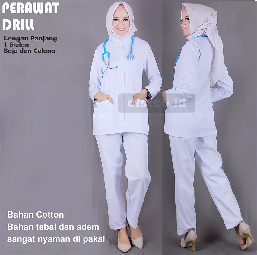 BAJU PERAWAT / SERAGAM MEDIS