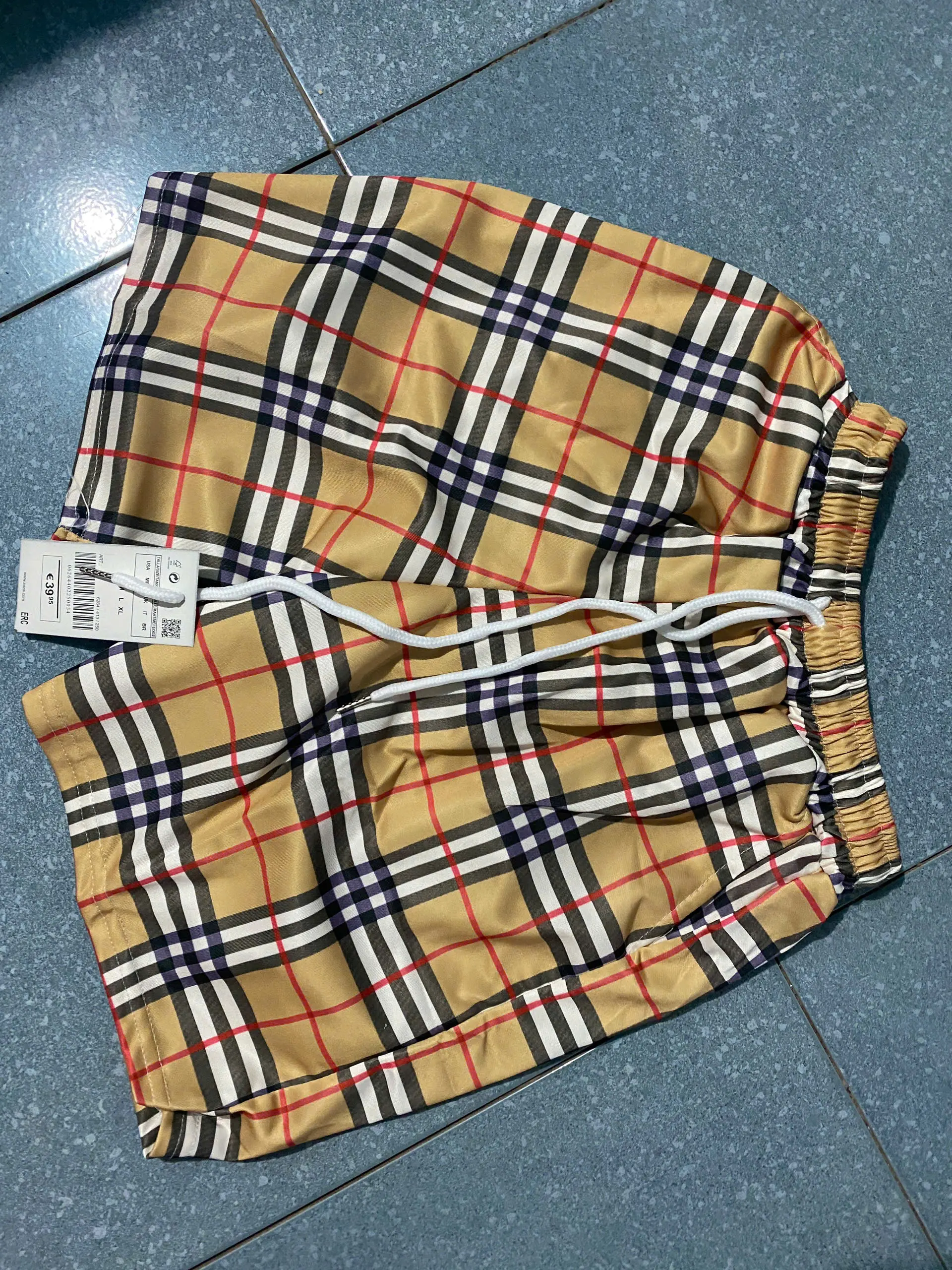 Quần Short Nam Nữ phối họa tiết B B R chất liệu cotton mặc cực chill Menswear Nhung