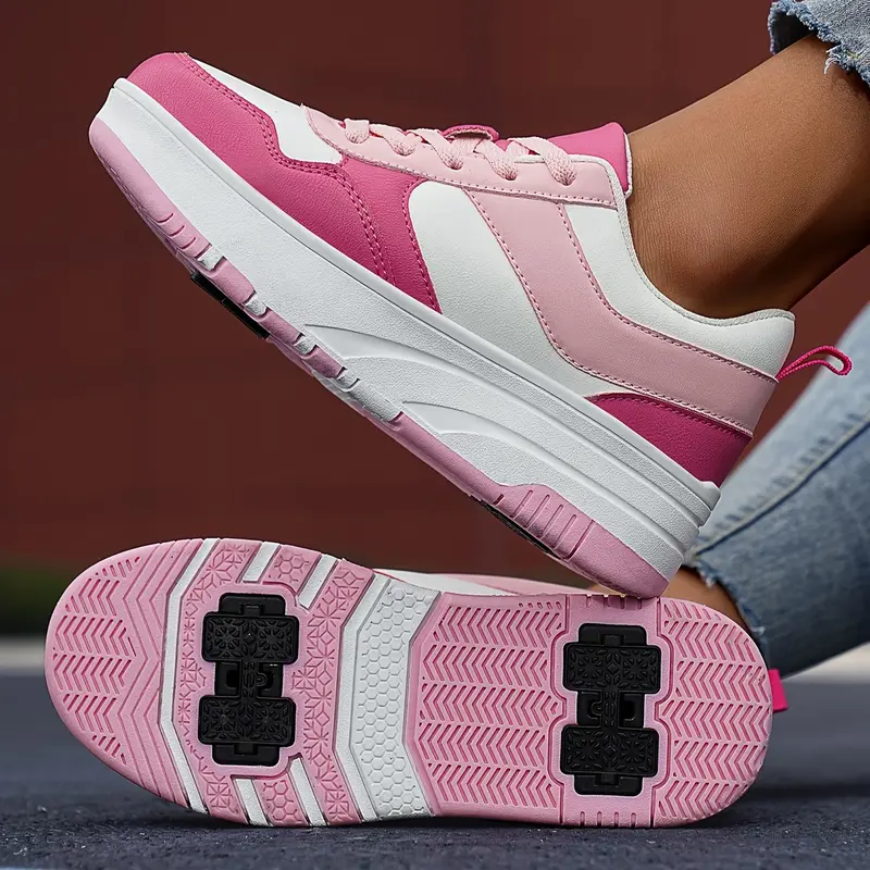 Trendy Kids' Skate Shoes: Stylish Lace-Up Sneakers for Boys and Girls, Perfect for Casual Wear, Sports, and Training 5