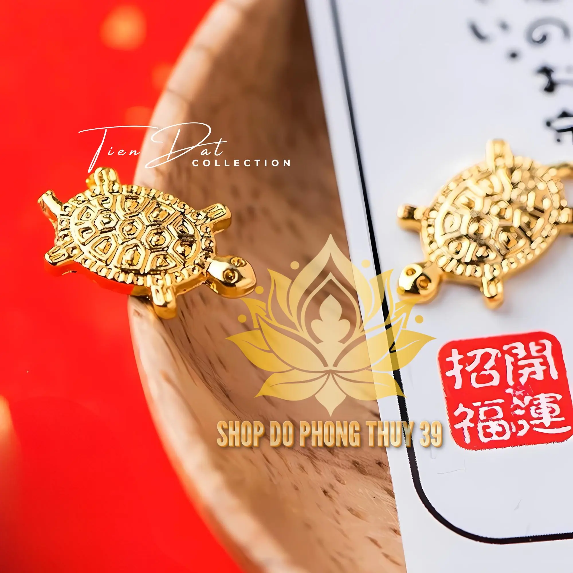 Combo 10 Rùa Vàng Phong Thuỷ Bỏ Ví Phong Thuỷ May Mắn