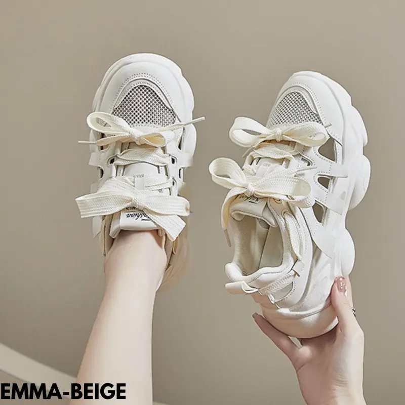 FINDME 36-40 Emma Sepatu Sneakers Wanita Fashion Spring Classic Bahan Pu 6