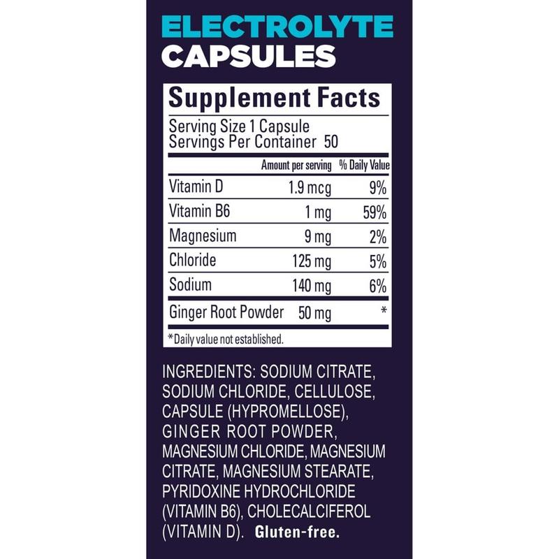 Viên muối điện giải GU Roctane Electrolyte Capsules (Hộp 50 viên) 1