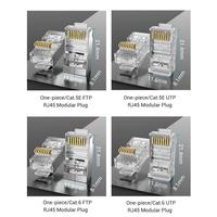 Gambar Vention Conector LAN Cat 6 FTP RJ45 Modular Plug Transparent 10 PCS - IDC dari Vention Flagship Kota Administrasi Jakarta Utara 3 Tokopedia