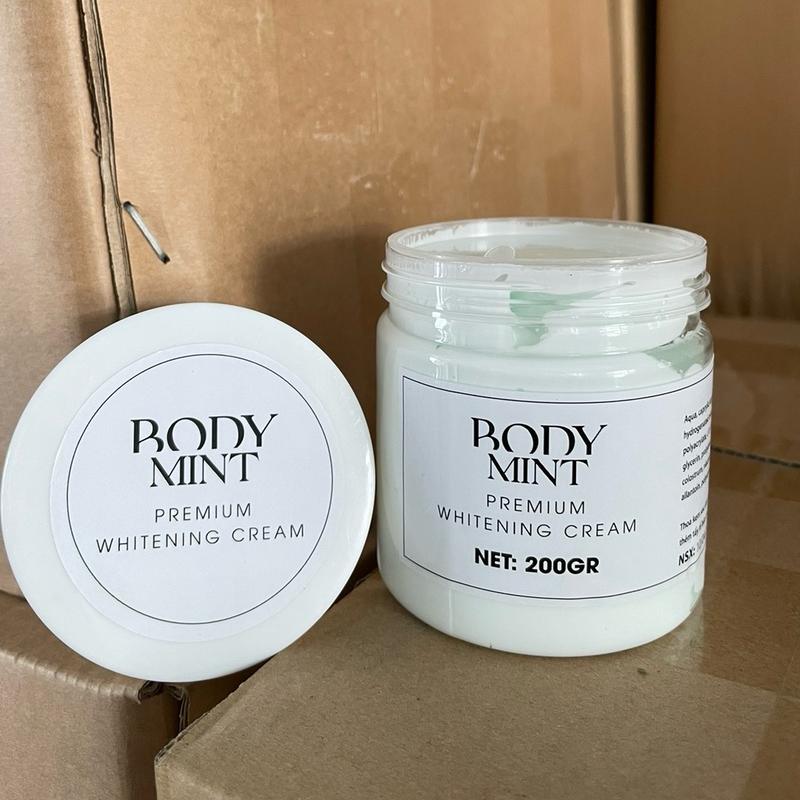 Body Mint - Kem Dưỡng Da Body - Kem Body Hỗ Trợ Làm Trắng Da Body Dưỡng Ẩm Đều Màu Da (200g) lotion duong trang body