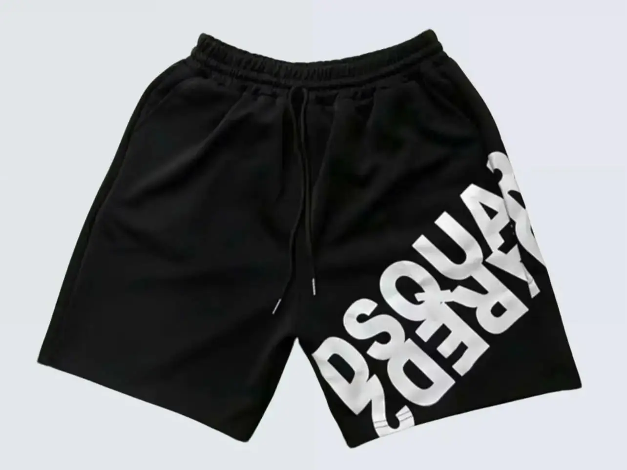 Quần Short Nam Nữ Lót Lưới In Chữ D2QS, Quần đùi unisex Cạp Chun co giãn có lót lưới Quần Lửng Menswear