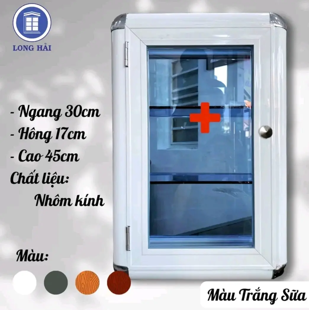 Tủ y tế gia đình gọn gàng tiện dụng, bảo quản tốt thuốc