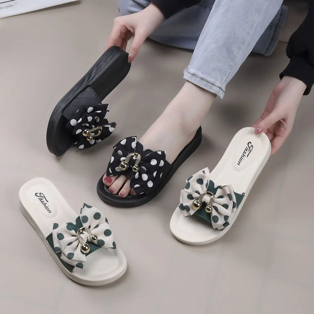 Women's sandals 2024 new fashion non-slip 2.5cm platform sandals