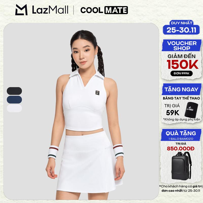 Áo Polo nữ Pickleball Baseline - Coolmate Women