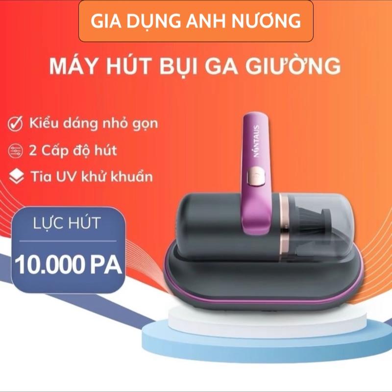 Máy hút bụi chăn ga giường nệm , máy hút bụi cầm tay mini không dây sạc pin có tia UV khử khuẩn, chăn ga, ghế sofa Làm Sạch
