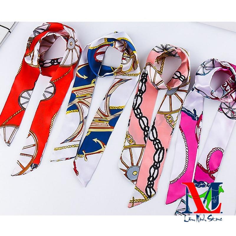  KHĂN LỤA QUẤN TÚI KHĂN BUỘC TÓC KHĂN QUÀNG CỔ TRANG TRÍ ĐA NĂNG THỜI TRANG 