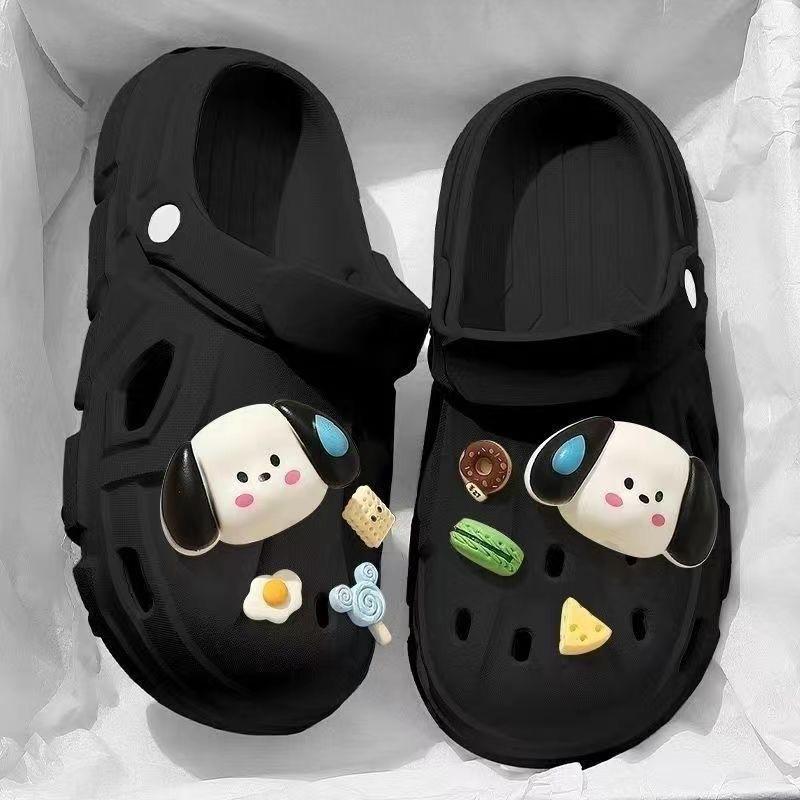 Chân Trượt Platform Không Trơn Trượt Guốc Thoáng Khí Cho Nam Áo Đi Bên Ngoài Mùa Hè Dép Đi Biển Thích Hợp Cho Phụ Nữ