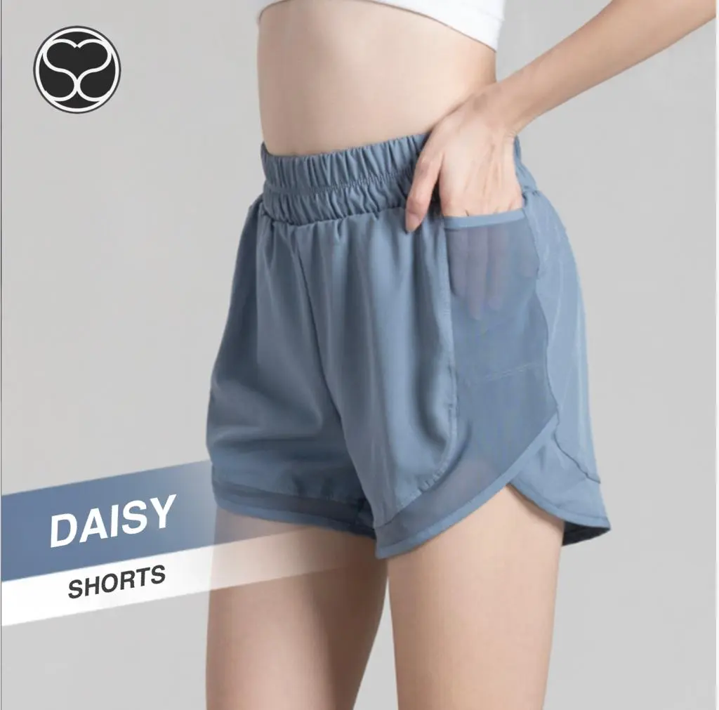 SecondShape - Daisy Shorts Celana Pendek Olahraga Wanita Running Fitne Sport