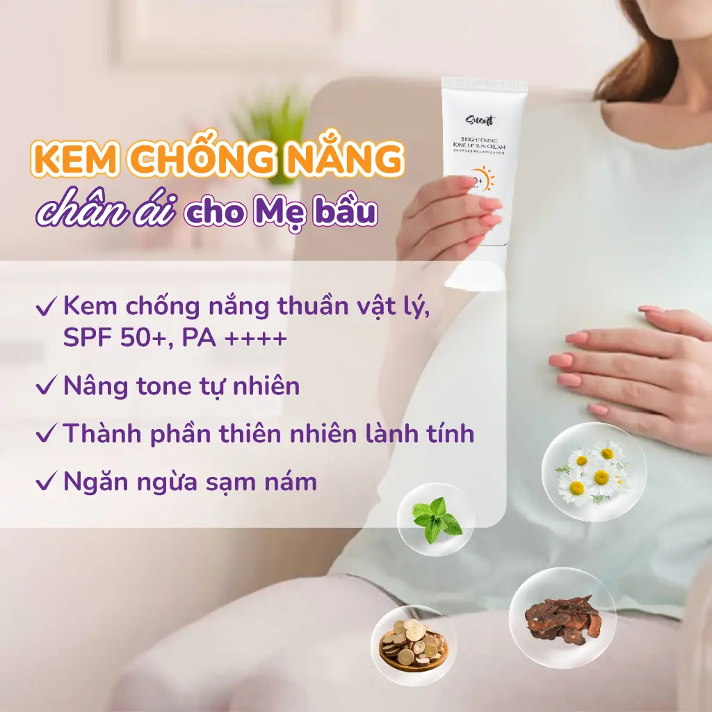 [MUA 1 TẶNG 2] Kem chống nắng Susoft mỏng nhẹ SPF 50+ PA++++ An Toàn cho mẹ bầu và làn da nhạy cảm - 50g
