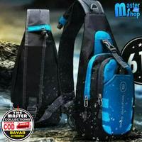 Gambar Tas Selempang Kekinian Sling Bag  Tas Slempang Kanvas Sling Bag Travel Bag Tas Gaul Tas Crossbody Waterproof dari The Master Collections Kota Administrasi Jakarta Timur 3 Tokopedia