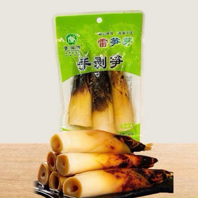 Combo 5 Gói Măng Trúc Tứ Xuyên Muối Chua Cay Nguyên Vỏ gói 180gr