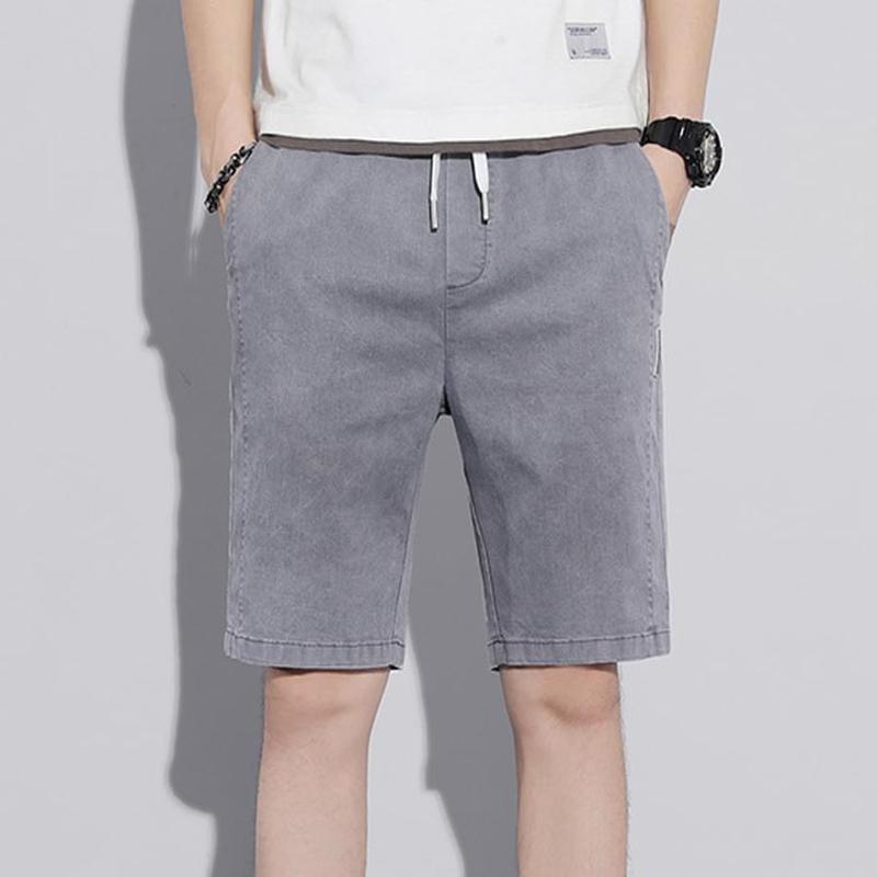 Quần đùi, quần short nam TOPMEN chất vải denim cao cấp thoải mái thoáng mát ôm dáng Menswear Jean Có Túi Đen 2