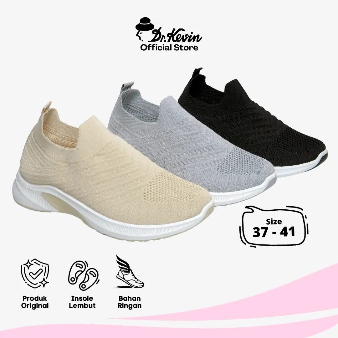 Dr. Kevin Sepatu Sport Wanita Women Sneakers 589-034 Kasual Sneaker