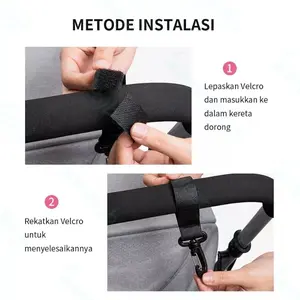 2pcs Gantungan Stroller Bayi Hook Stroler Bayi Rotary 360 Degree Holder Gantung Bayi Balita Baru lahir