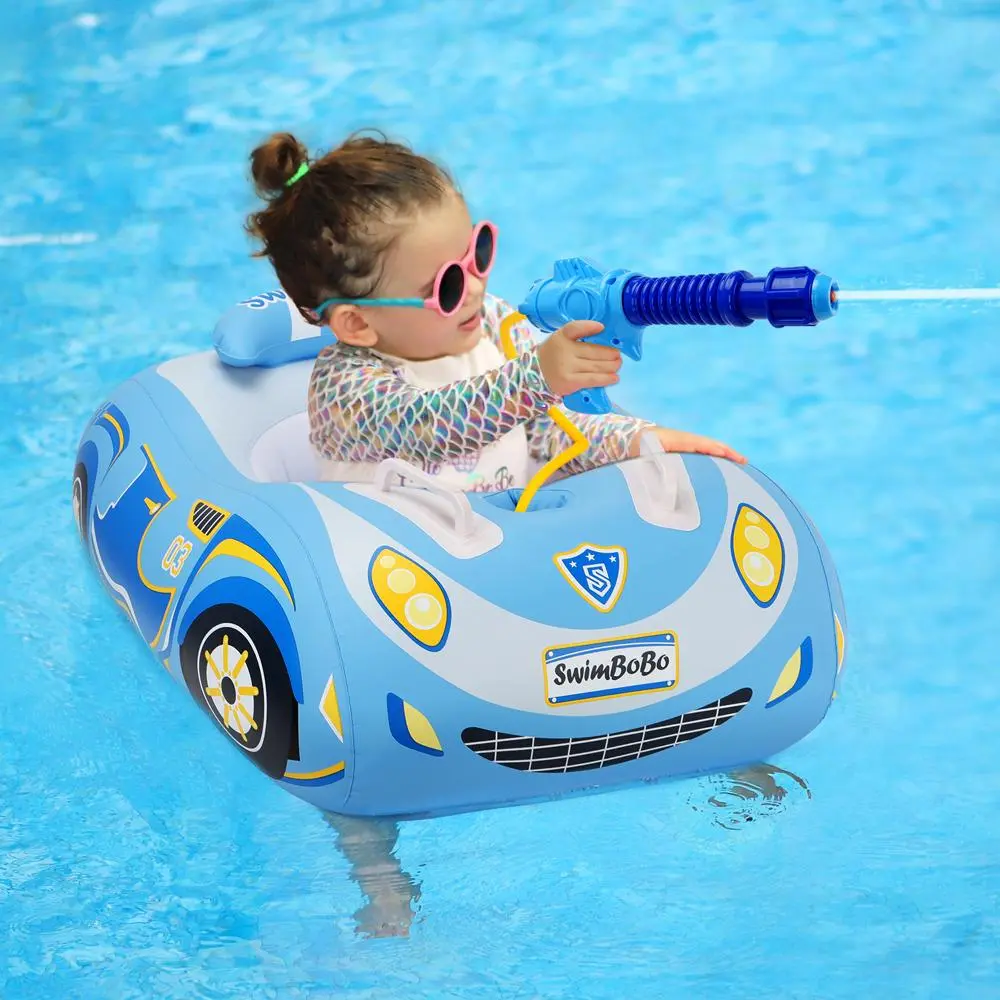 Inflatable Car Shaped Swimming Ring, 1 Count Swimming Pool Float, Water Seat Ring, Swimming Accessories for Teens