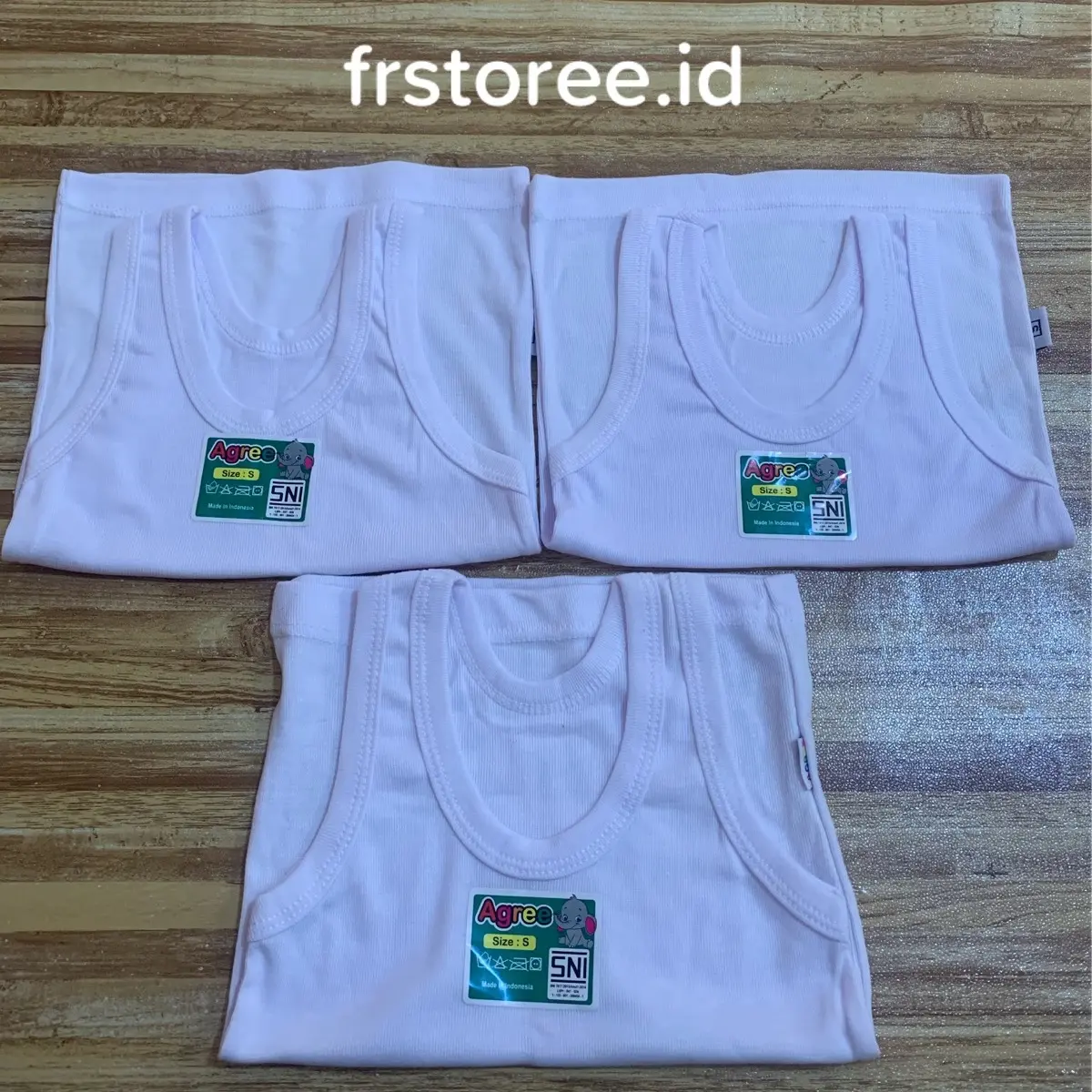 Grosir Singlet Agree Kids Putih (6pcs)