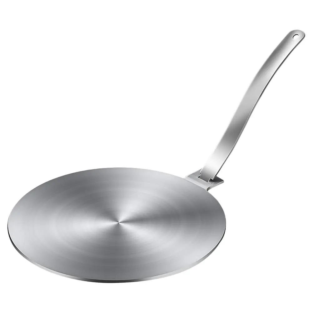 Heat Conduction Plate Cooktop Diffuser Converter Burner Adapter Induction Cookware Gas Stoves Stainless Steel 30.80X28.00X0.34CM Silver