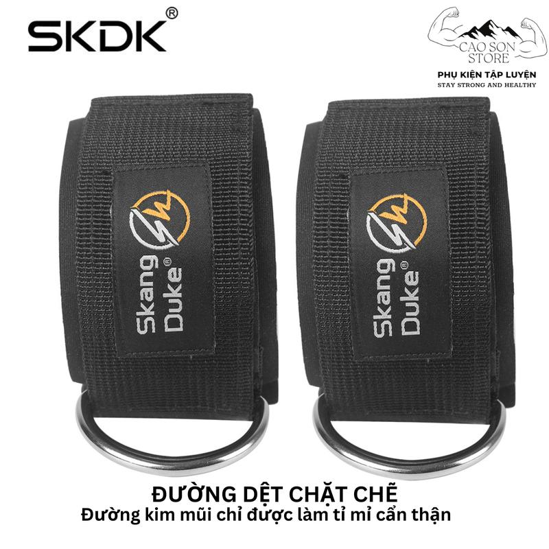 Cuốn Cổ Chân 2 Vòng Móc Cáp Đệm Lót Dày HJ026 Tập Chân Máy Cáp Skang Duke SKDK Kháng Lực 6
