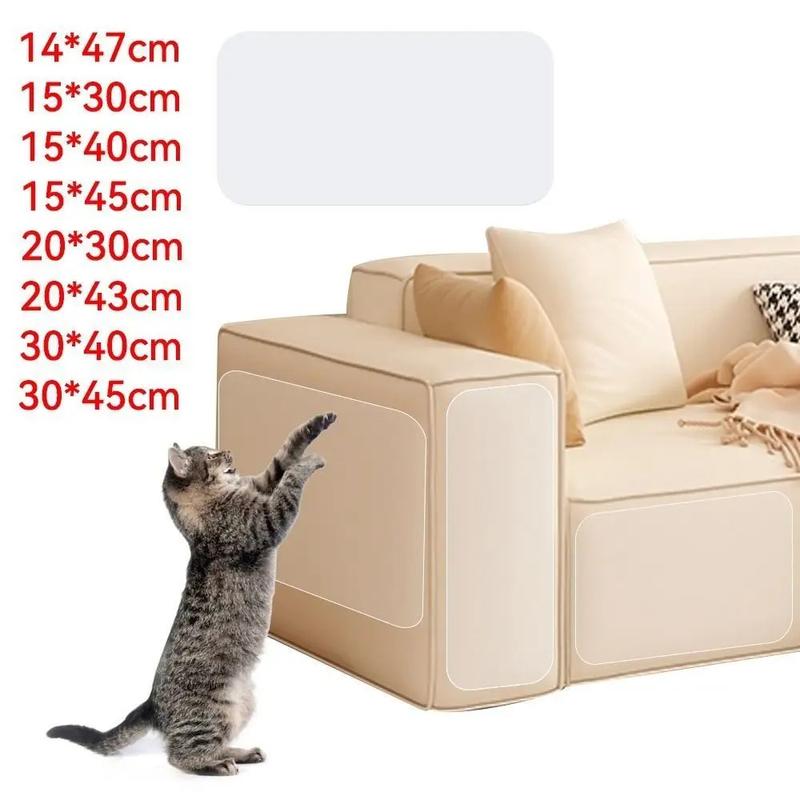 Product Introduction of PVC Transparent Anti-cat Scratching Stickers Self-adhesive Anti-cat Scratching Mat Sofa Protection Sticker Scratch Guard Mat 23