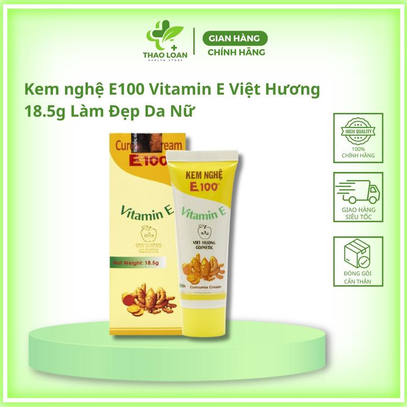 Kem nghệ E100 Vitamin E Việt Hương 18.5g Làm Đẹp Da Nữ 0