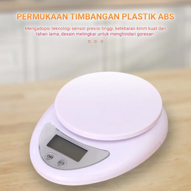 Timbangan Dapur Digital Mangkok Kue Bumbu Kitchen Scale Free Baterai!! Kitchenware 3