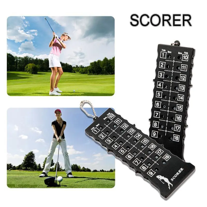 18-hole Golf Score Counter with Keychain, Portable Golf Scorekeeper, Durable Golf Accessories for Men & Women, Golf Gift 4