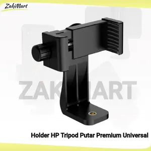 Holder HP Tripod Putar Premium Universal - Holder HP Tripod 360 Landscape / Portrait - Tripod Kamera