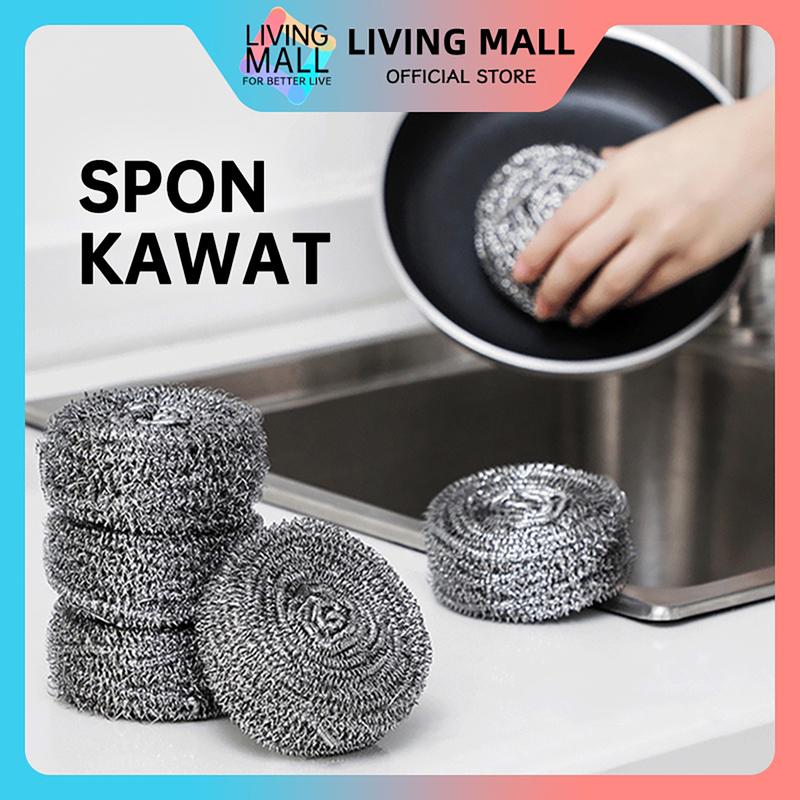 Spon Kawat Stainless Steel / Spons Sponge Dapur Cuci Piring Panci ...