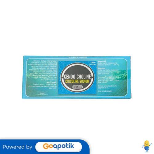 Gambar CENDO CHOLINE BOX 30 KAPLET dari Apotek Berkah Bersama by GoA Kota Bekasi Tokopedia