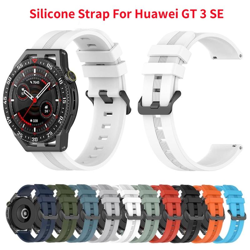Dây đeo silicon, 20 / 22mm, cho Huawei Watch Gt 3 Se, Dây đeo thay thế cho Huawei Gt 3 2 2E Pro Gt Runner
