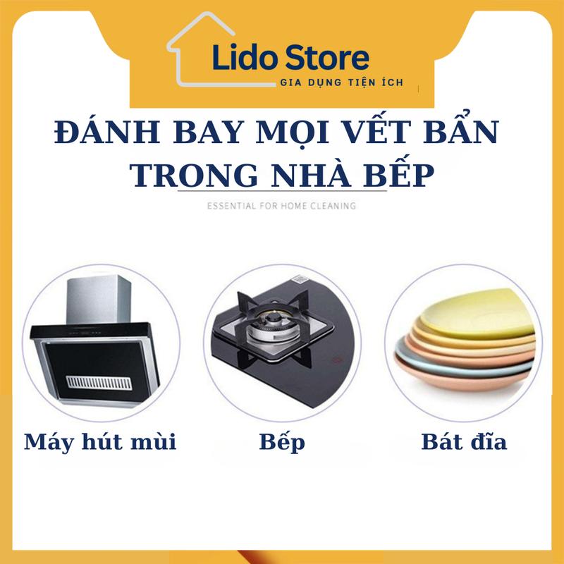 Combo tiết kiệm -  5 gói Khăn ướt 80 tờ lau bếp đa năng không hại da tay - Giấy lau bàn bếp bát đĩa cốc chén cọ rửa đa năng an toàn Làm Sạch 3