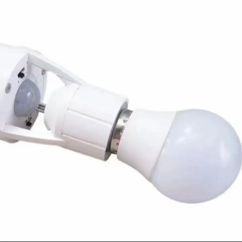 E27 Infrared Human Body Sensor Light Socket, Light Socket with Adjustable Time Function, Lighting Accessories for Garage, Staircase, Corridor, Corner