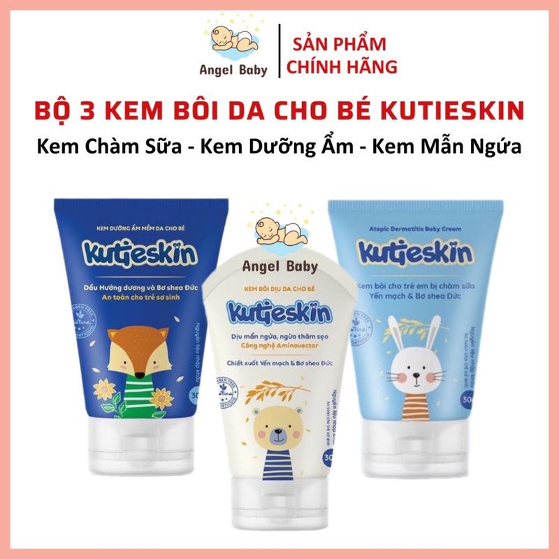  Kem bôi da cho bé Kutieskin giúp hết mẩn ngứa hăm tã chàm sữa côn trùng cắn dưỡng ẩm da kem chống nắng an toàn cho bé sơ sinh 