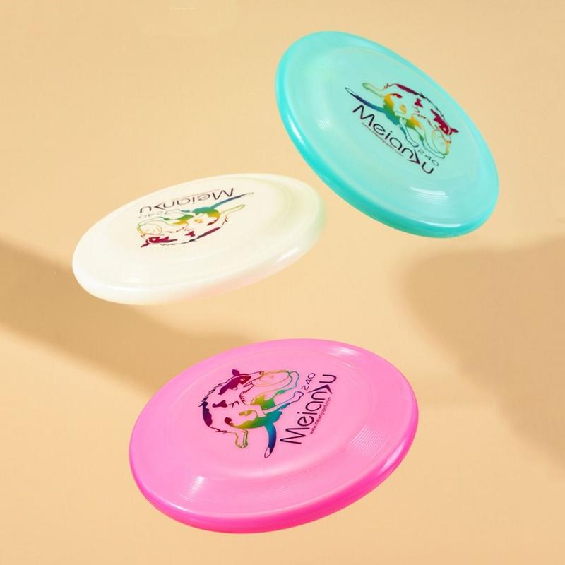 Product Introduction of Fashion 24cm Pet Flying Discs Bite Resistant Soft Dog Throwing Type Toy Luminous Interactive Dog Toy For Training 11